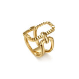Gabriel & Co. Diamond Cut Link Wide Band Ring-Gabriel & Co. Diamond Cut Link Wide Band Ring - LR52794Y4JJJ