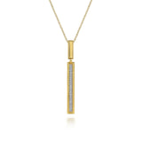 Gabriel & Co. Diamond Elongated Pyramid Drop Necklace-Gabriel & Co. Diamond Elongated Pyramid Drop Necklace - NK8015Y45JJ