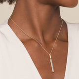 Gabriel & Co. Diamond Elongated Pyramid Drop Necklace-Gabriel & Co. Diamond Elongated Pyramid Drop Necklace - NK8015Y45JJ
