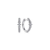 Gabriel & Co. Diamond Huggie Earrings-Gabriel & Co. Diamond Huggie Earrings - EG14522W45JJ