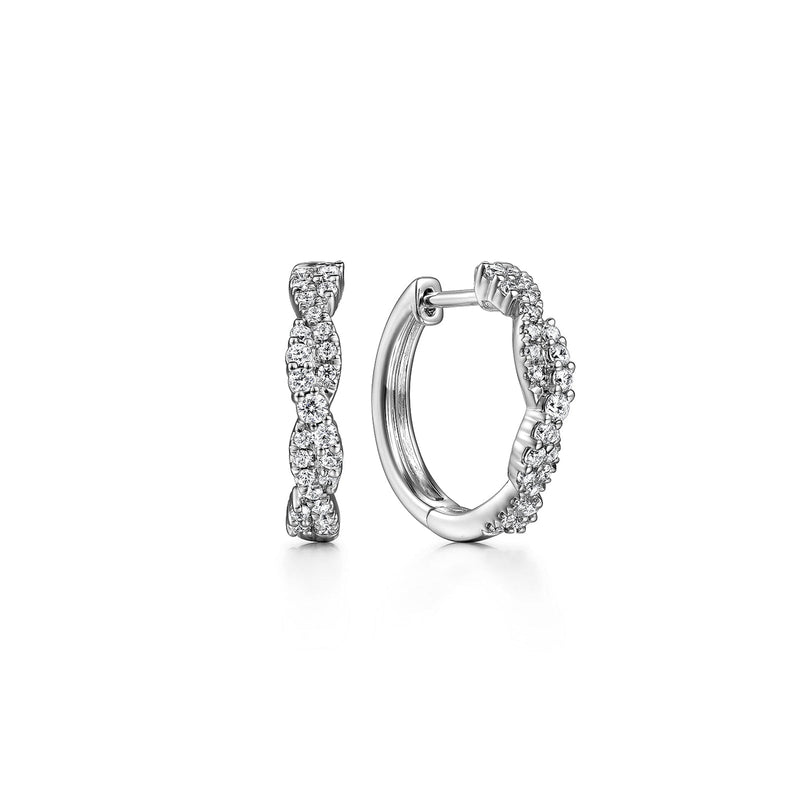 Gabriel & Co. Diamond Intricate Hoop Earrings-Gabriel & Co. Diamond Intricate Hoop Earrings - EG14508W45JJ