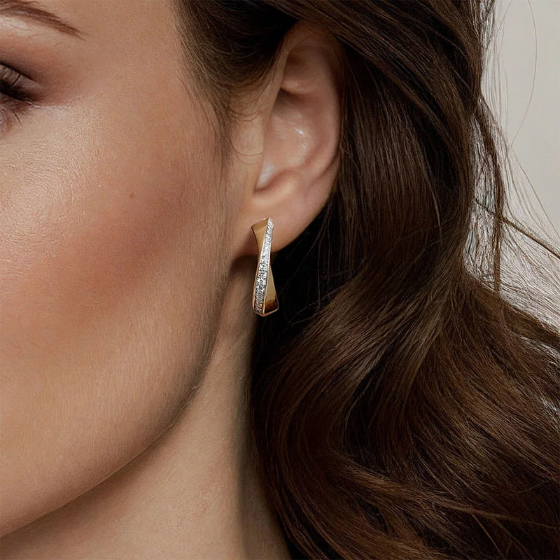 Gabriel & Co. Diamond Intricate Hoop Earrings-Gabriel & Co. Diamond Intricate Hoop Earrings - EG15198Y45JJ