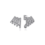 Gabriel & Co. Diamond J Hoop Stud Earrings-Gabriel & Co. Diamond J Hoop Stud Earrings - EG15280W45JJ