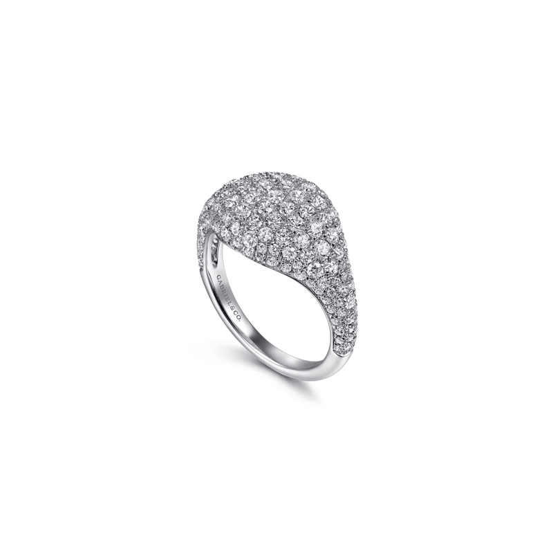 Gabriel & Co. Diamond Pave Signet Ring-Gabriel & Co.  Diamond Pave Signet Ring LR51795W45JJ