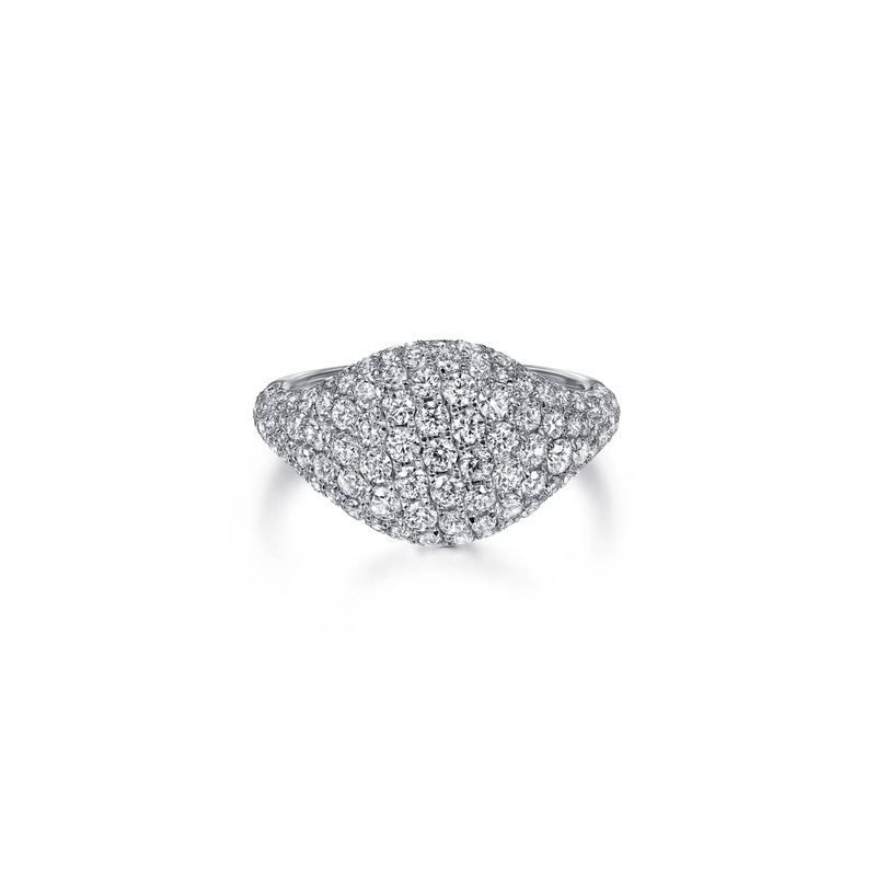 Gabriel & Co. Diamond Pave Signet Ring-Gabriel & Co.  Diamond Pave Signet Ring LR51795W45JJ