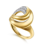 Gabriel & Co. Diamond Swirl Ring-Gabriel & Co. Diamond Swirl Ring - LR52952Y45JJ