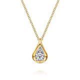 Gabriel & Co. Diamond Teardrop Pendant Necklace-Gabriel & Co. Diamond Teardrop Pendant Necklace - NK8021M45JJ