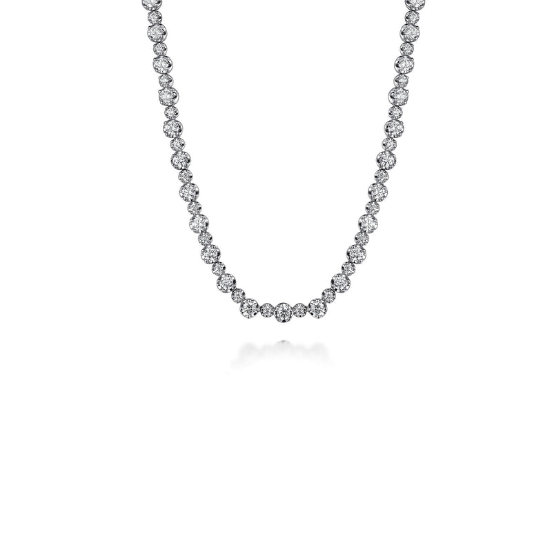Gabriel & Co. Diamond Tennis Necklace-Gabriel & Co. Diamond Tennis Necklace - NK7594W45JJ