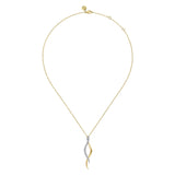 Gabriel & Co. Diamond Twisted Spike Drop Necklace-Gabriel & Co. Diamond Twisted Spike Drop Necklace - NK8048M45JJ