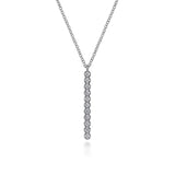 Gabriel & Co. Diamond Vertical Bar Y Pendant Necklace-Gabriel & Co. Diamond Vertical Bar Y Pendant Necklace - NK7593W45JJ