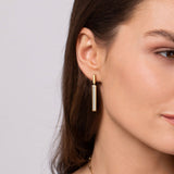 Gabriel & Co. Elongated Pyramid Stud Drop Earrings-Gabriel & Co. Elongated Pyramid Stud Drop Earrings - EG15521Y45JJ