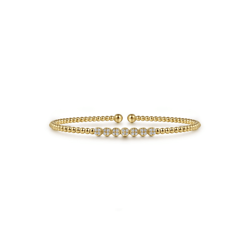 Gabriel & Co. Gold Bujukan Diamond Bracelet-Gabriel & Co. Gold Bujukan Diamond Bracelet BG4116-55Y45JJ