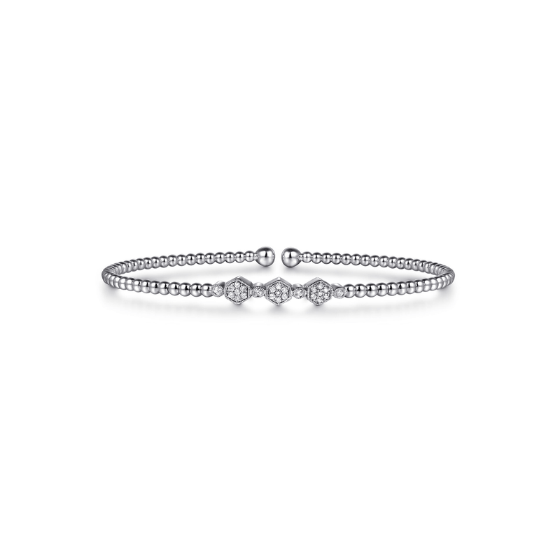 Gabriel & Co. Gold Bujukan Diamond Bracelet-Gabriel & Co. Gold Bujukan Diamond Bracelet BG4117-55W45JJ
