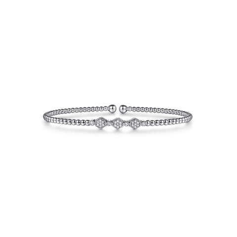 Gabriel & Co. Gold Bujukan Diamond Bracelet-Gabriel & Co. Gold Bujukan Diamond Bracelet BG4117-55W45JJ