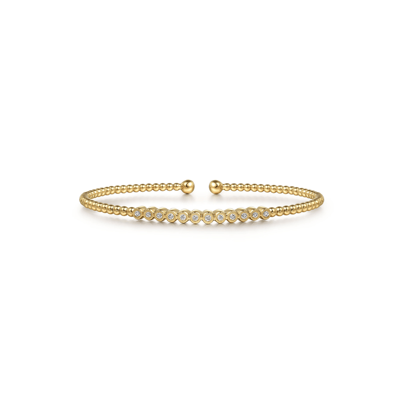 Gabriel & Co. Gold Bujukan Diamond Bracelet-Gabriel & Co. Gold Bujukan Diamond Bracelet BG4118-55Y45JJ