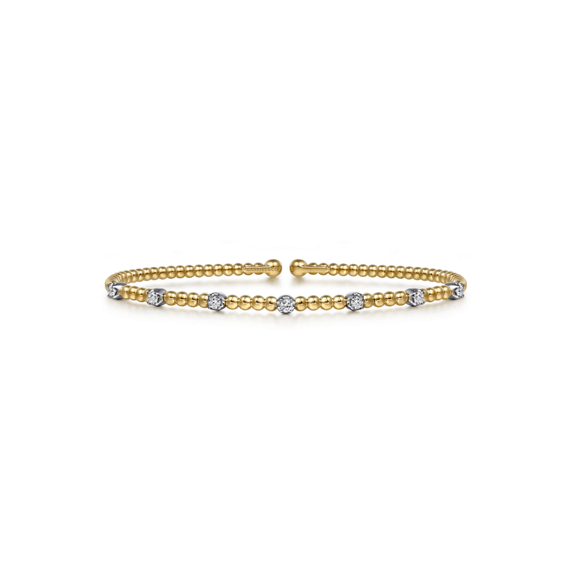 Gabriel & Co. Gold Bujukan Diamond Bracelet-Gabriel & Co. Gold Bujukan Diamond Bracelet BG4436-55M45JJ