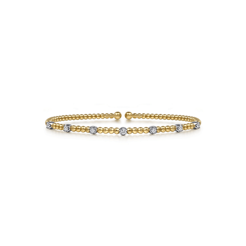 Gabriel & Co. Gold Bujukan Diamond Bracelet-Gabriel & Co. Gold Bujukan Diamond Bracelet BG4436-55M45JJ