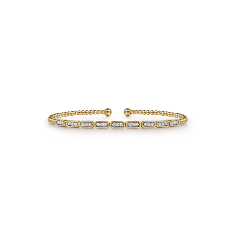 Gabriel & Co. Gold Bujukan Diamond Bracelet-Gabriel & Co. Gold Bujukan Diamond Bracelet BG4443-55Y45JJ