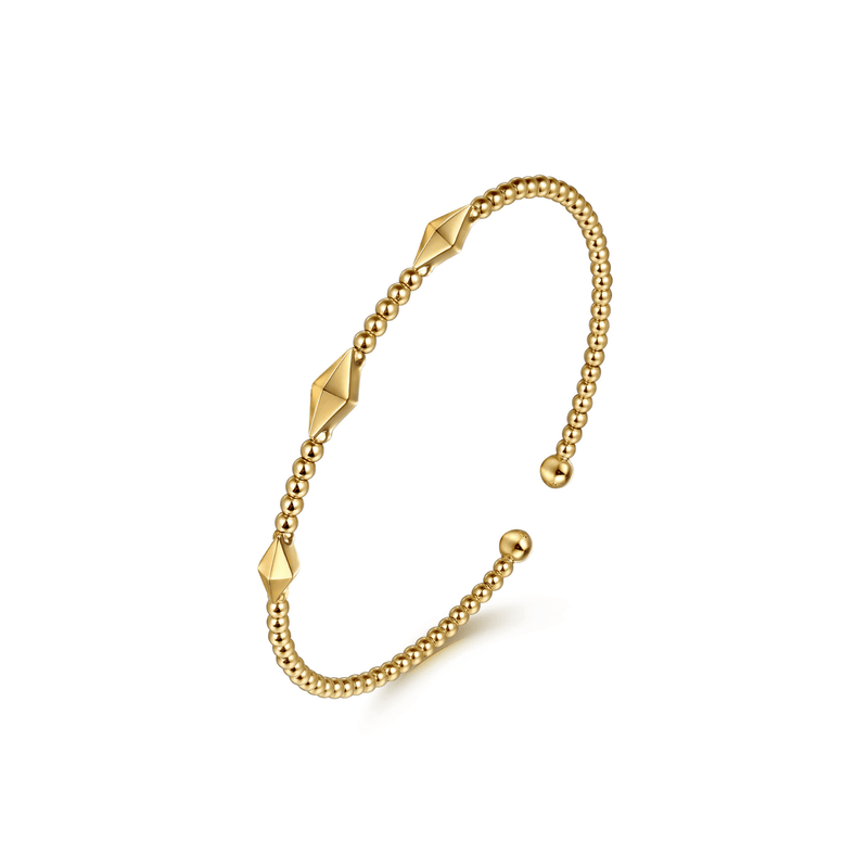 Gabriel & Co. Gold Bujukan Diamond Motif Bracelet-Gabriel & Co. Gold Bujukan Diamond Motif Bracelet BG4421-55Y4JJJ