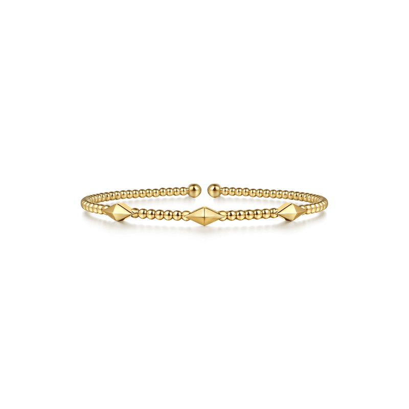 Gabriel & Co. Gold Bujukan Diamond Motif Bracelet-Gabriel & Co. Gold Bujukan Diamond Motif Bracelet BG4421-55Y4JJJ