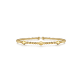 Gabriel & Co. Gold Bujukan Diamond Motif Bracelet-Gabriel & Co. Gold Bujukan Diamond Motif Bracelet BG4421-55Y4JJJ