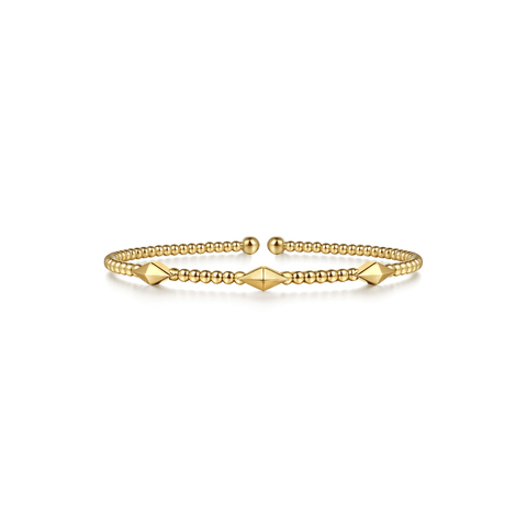 Gabriel & Co. Gold Bujukan Diamond Motif Bracelet-Gabriel & Co. Gold Bujukan Diamond Motif Bracelet BG4421-55Y4JJJ