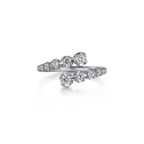 Gabriel & Co. Gold Diamond Bypass Ring-Gabriel & Co. Gold Diamond Bypass Ring - LR52422W45JJ