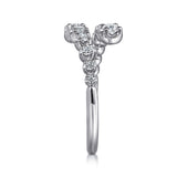 Gabriel & Co. Gold Diamond Bypass Ring-Gabriel & Co. Gold Diamond Bypass Ring - LR52422W45JJ