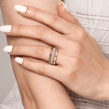 Gabriel & Co. Gold Diamond Easy Stackable Ring-Gabriel & Co. Gold Diamond Easy Stackable Ring LR52813M45JJ