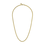 Gabriel & Co. Gold Hollow Men's Wheat Chain Necklace-Gabriel & Co. Gold Hollow Men's Wheat Chain Necklace NKM7011-22Y4JJJ