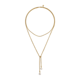Gabriel & Co. Gold Pearl Wrap Around And Tie Necklace-Gabriel & Co. Gold Pearl Wrap Around And Tie Necklace NK7527-42Y4JPL