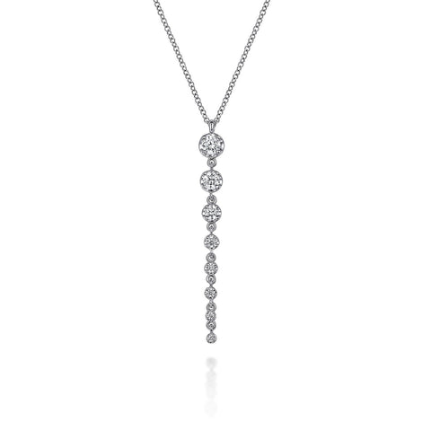 Gabriel & Co. Graduating Vertical Diamond Bar Necklace-Gabriel & Co. Graduating Vertical Diamond Bar Necklace - NK7579W45JJ