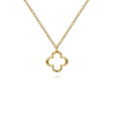 Gabriel & Co. Open Clover Pendant Necklace-Gabriel & Co. Open Clover Pendant Necklace - NK6399Y4JJJ