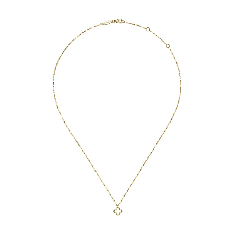 Gabriel & Co. Open Clover Pendant Necklace-Gabriel & Co. Open Clover Pendant Necklace - NK6399Y4JJJ