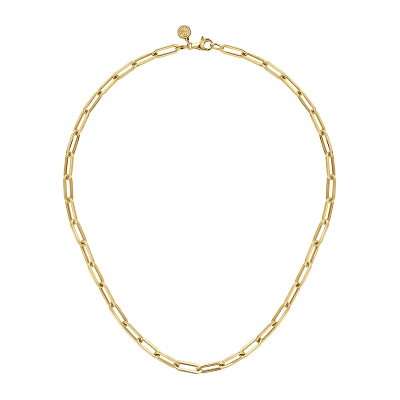 Gabriel & Co. Paper Clip Chain Necklace-Gabriel & Co. Paper Clip Chain Necklace - NK6820H - 17Y4JJJ