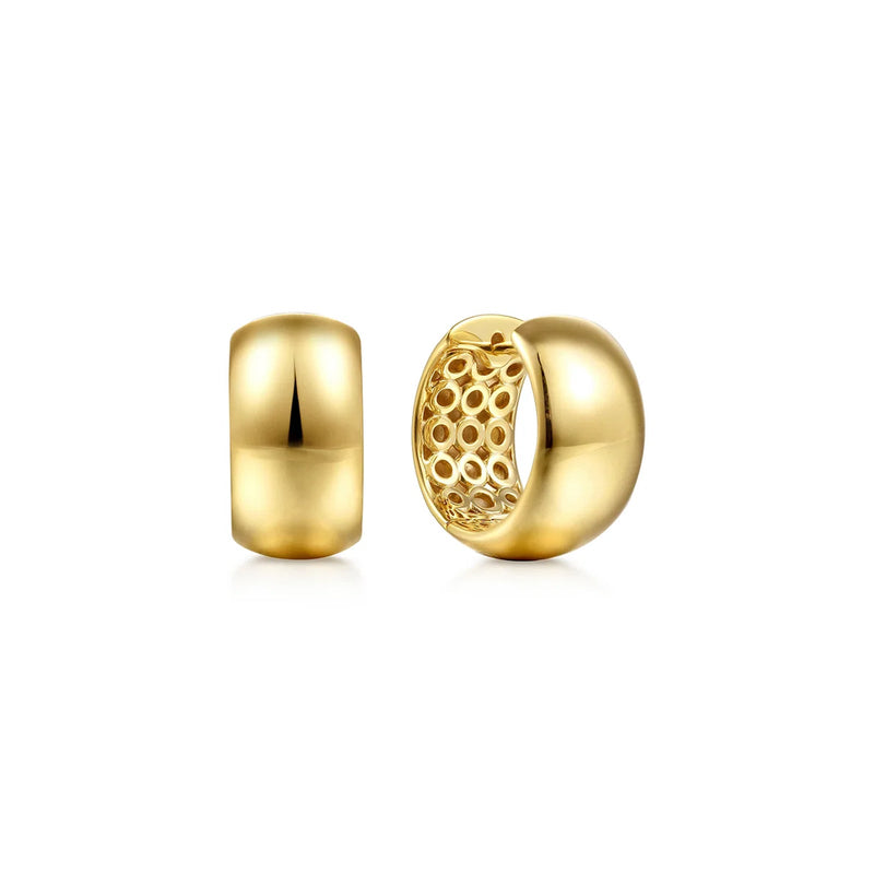 Gabriel & Co. Plain Gold Huggie Earrings-Gabriel & Co. Plain Gold Huggie Earrings - EG15514Y4JJJ