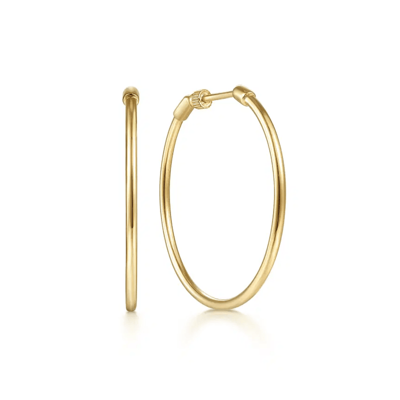 Gabriel & Co. Round Classic Hoop Earrings-Gabriel & Co. Round Classic Hoop Earrings - EG13602Y4JJJ