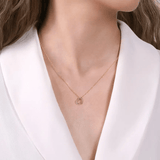 Gabriel & Co. Tilted Heart Pendant Necklace-Gabriel & Co. Tilted Heart Pendant Necklace - NK6522Y4JJJ