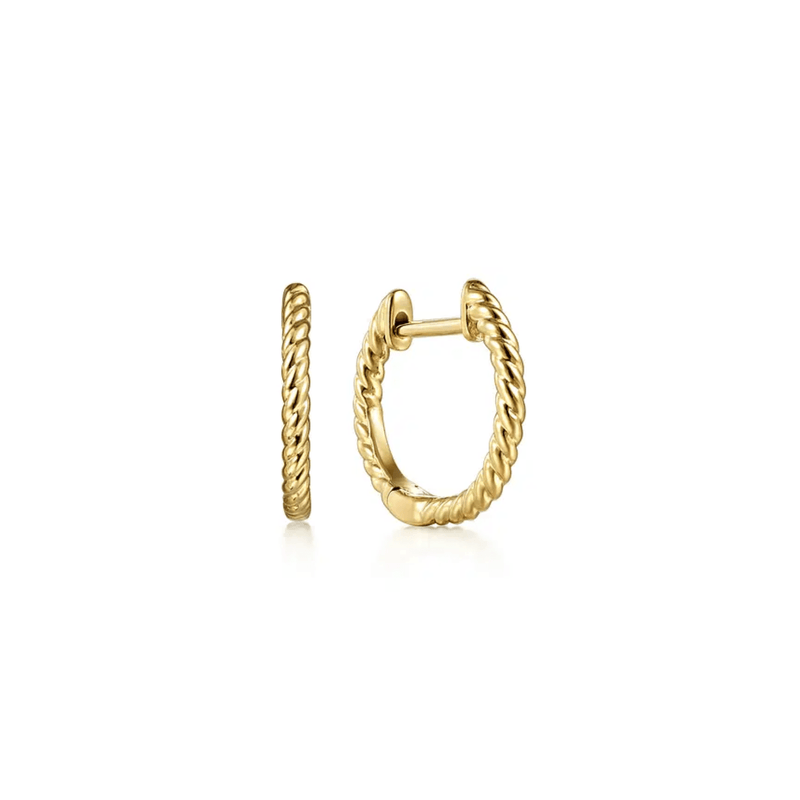 Gabriel & Co. Twisted Rope Huggie Earrings-Gabriel & Co. Twisted Rope Huggie Earrings - EG14009Y4JJJ