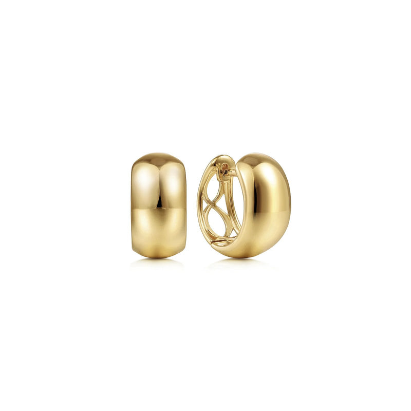Gabriel & Co. Wide Plain Huggie Earrings-Gabriel & Co. Wide Plain Huggie Earrings - EG14012Y4JJJ