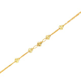 Gold Clover Bracelet-Gold Clover Bracelet - 8BKEY02936