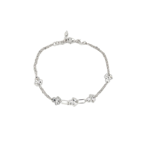 Gold Clover Bracelet-Gold Clover Bracelet - 8BKEY02963