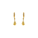 Gold Tear Drop Earrings-Gold Tear Drop Earrings - 8EKEY02785