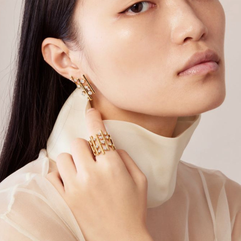 Hearts On Fire Barre Multi-Row Ring-Hearts On Fire Barre Multi-Row Ring - UU29028YGHV0707000