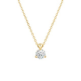 Hearts On Fire Classic 3 Prong Solitaire Necklace-Hearts On Fire Classic 3 Prong Solitaire Necklace - HFPHCLA3P00508Y