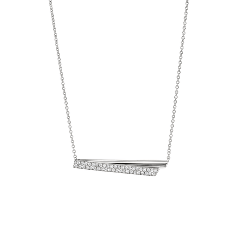 Hearts on Fire Diamond Flip Pendant Necklace-Hearts on Fire Diamond Flip Pendant Necklace - UU2992 - W