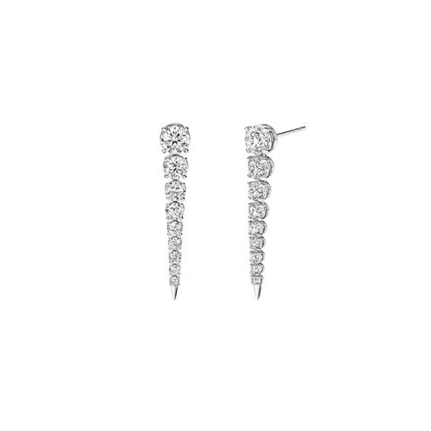 Hearts On Fire Icicle Diamond Drop Earrings-Hearts On Fire Icicle Diamond Drop Earrings UU3029-W
