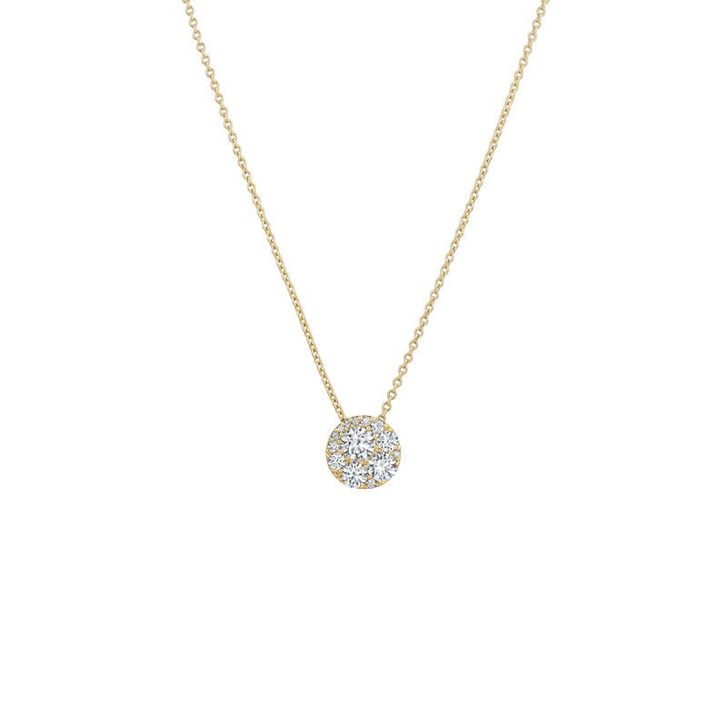 Hearts On Fire Tessa Diamond Circle Pendant Necklace-Hearts On Fire Tessa Diamond Circle Pendant Necklace HFPTESC01028Y