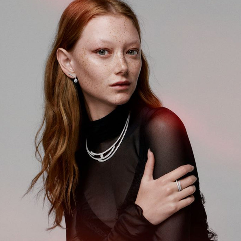 Hearts on Fire Vela Double Row Pavé Ring-Hearts on Fire Vela Double Row Pavé Ring - UU2782-W