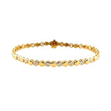 Honeycomb Diamond Bracelet-Honeycomb Diamond Bracelet - DBNKA01955